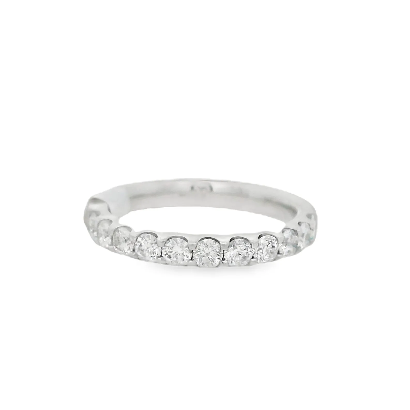 Platinum 0.75ct Diamond Women's Wedding Band