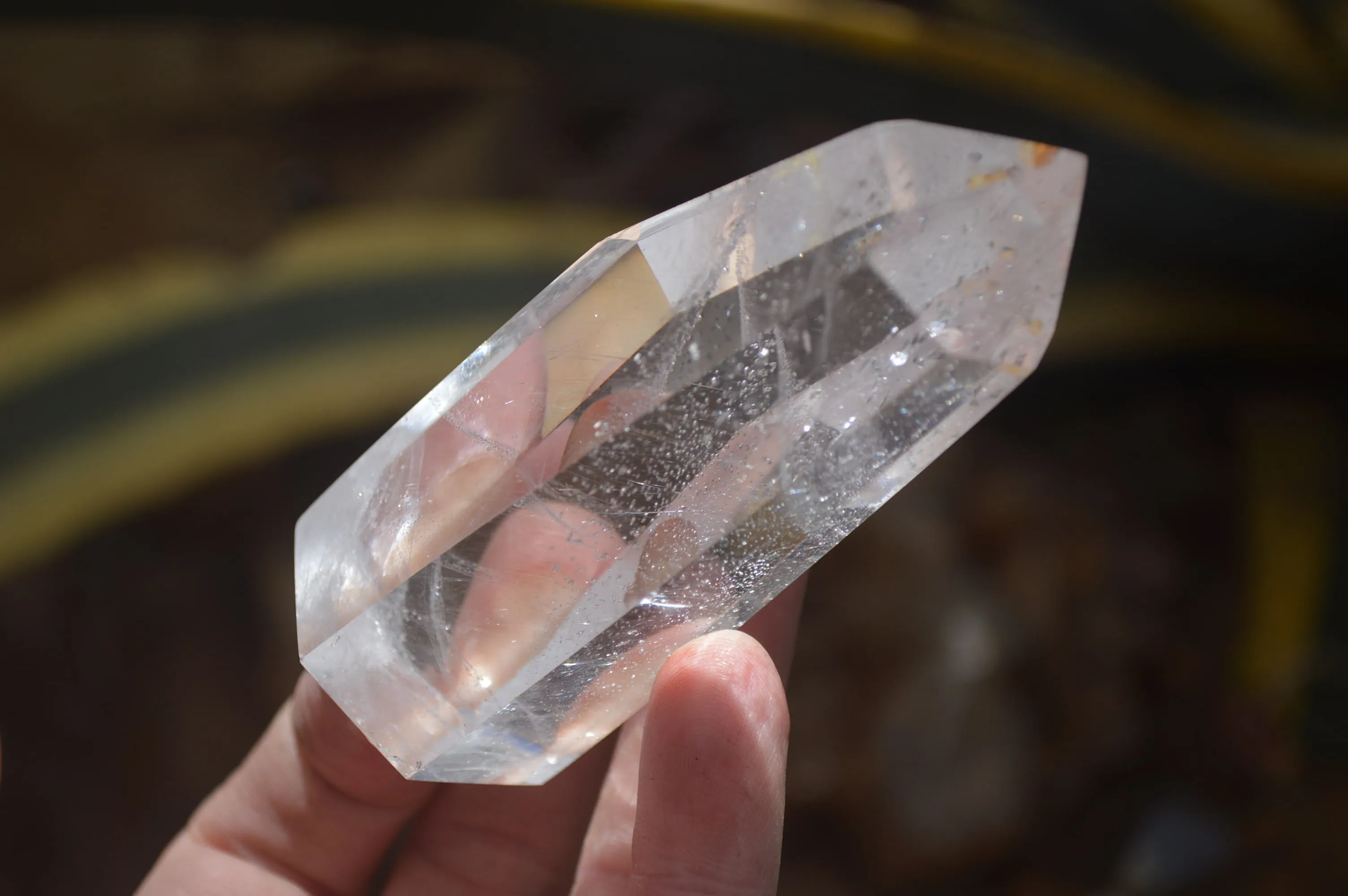 Polished Clear Smokey Quartz Crystals x 4 From Madagascar