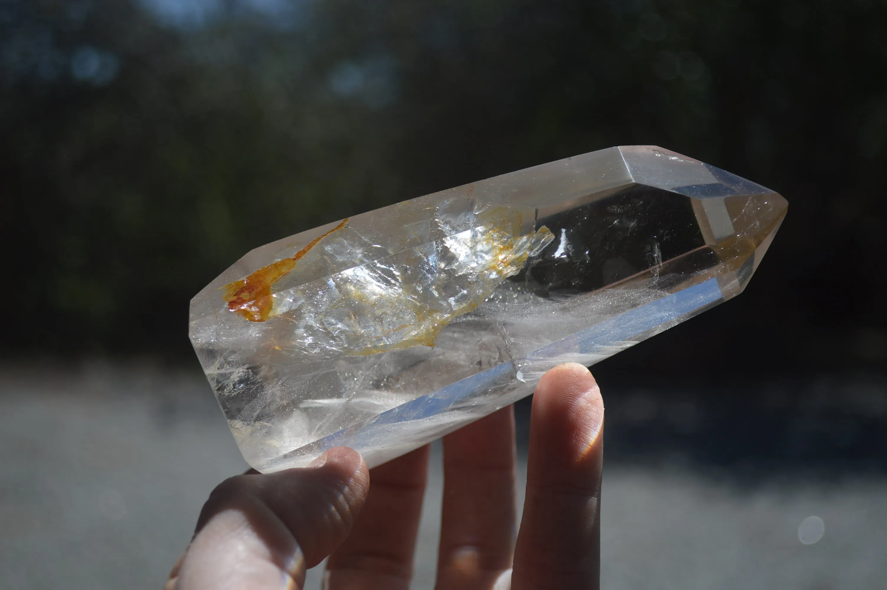 Polished Clear Smokey Quartz Crystals x 4 From Madagascar