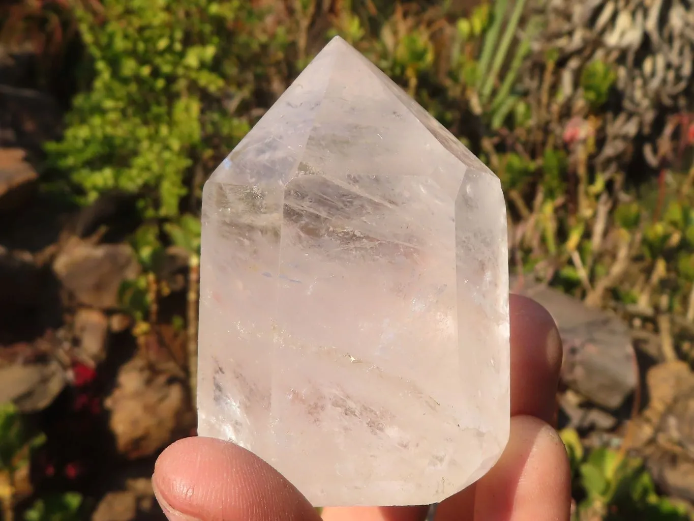 Polished Mixed Selection Of Quartz Points x 6 From Angola