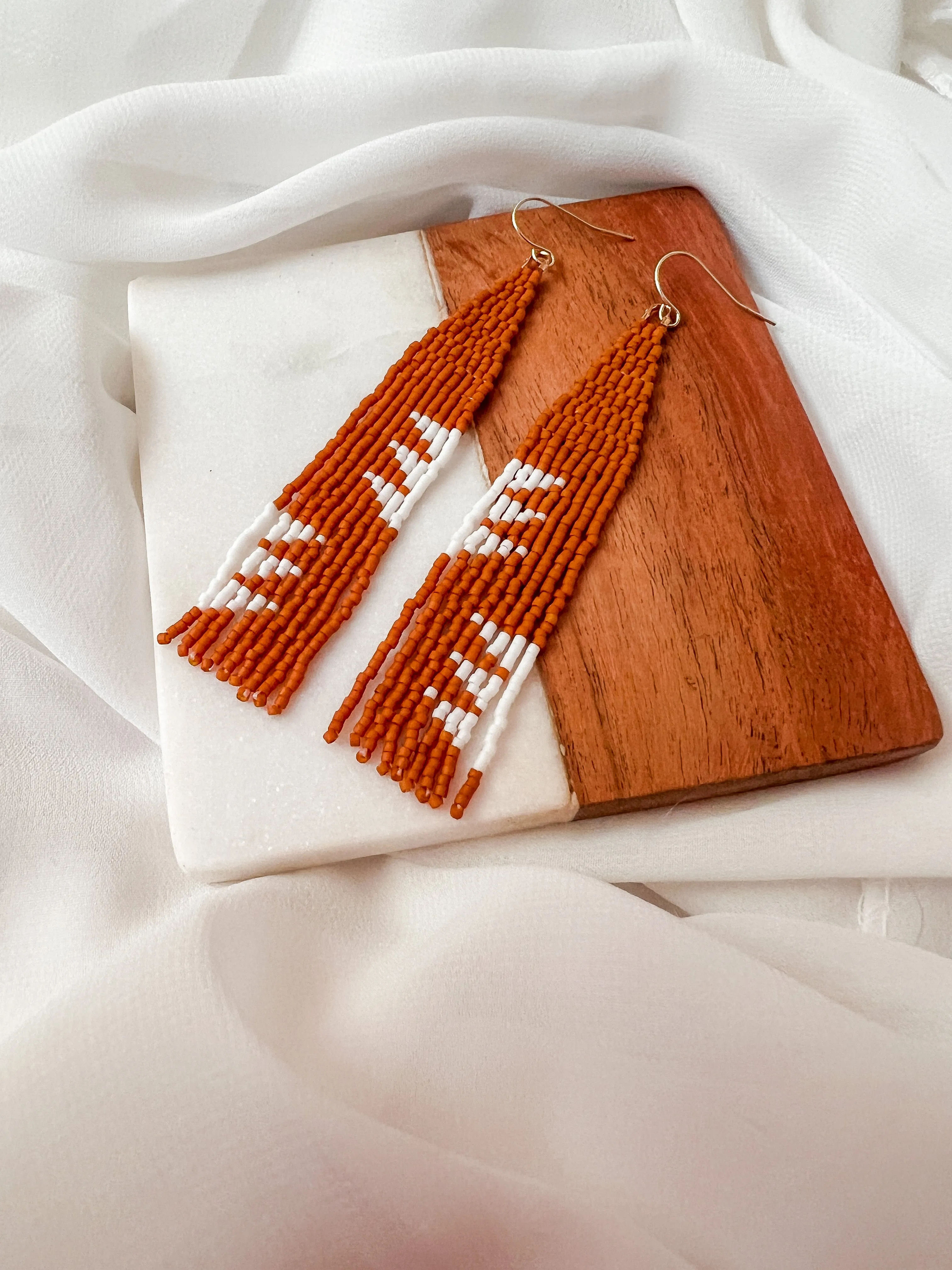 Quilt | Beaded Earrings