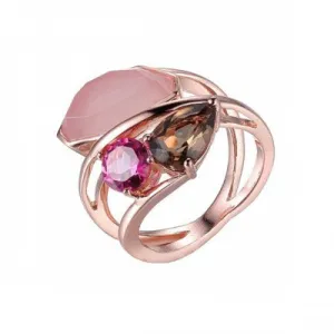 Rose Gold Tri Color Ring