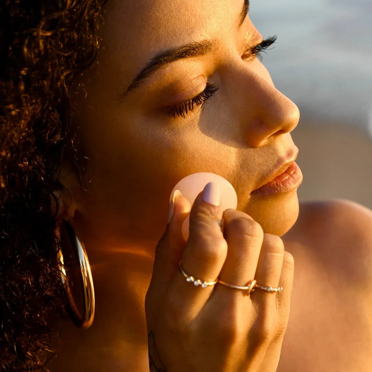 Rose Quartz Facial Tool