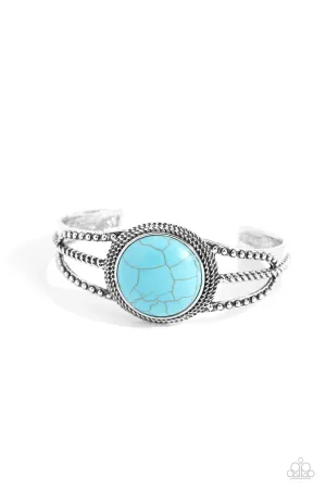 Sandstone Sojourn - Blue Bracelet - Paparazzi Accessories