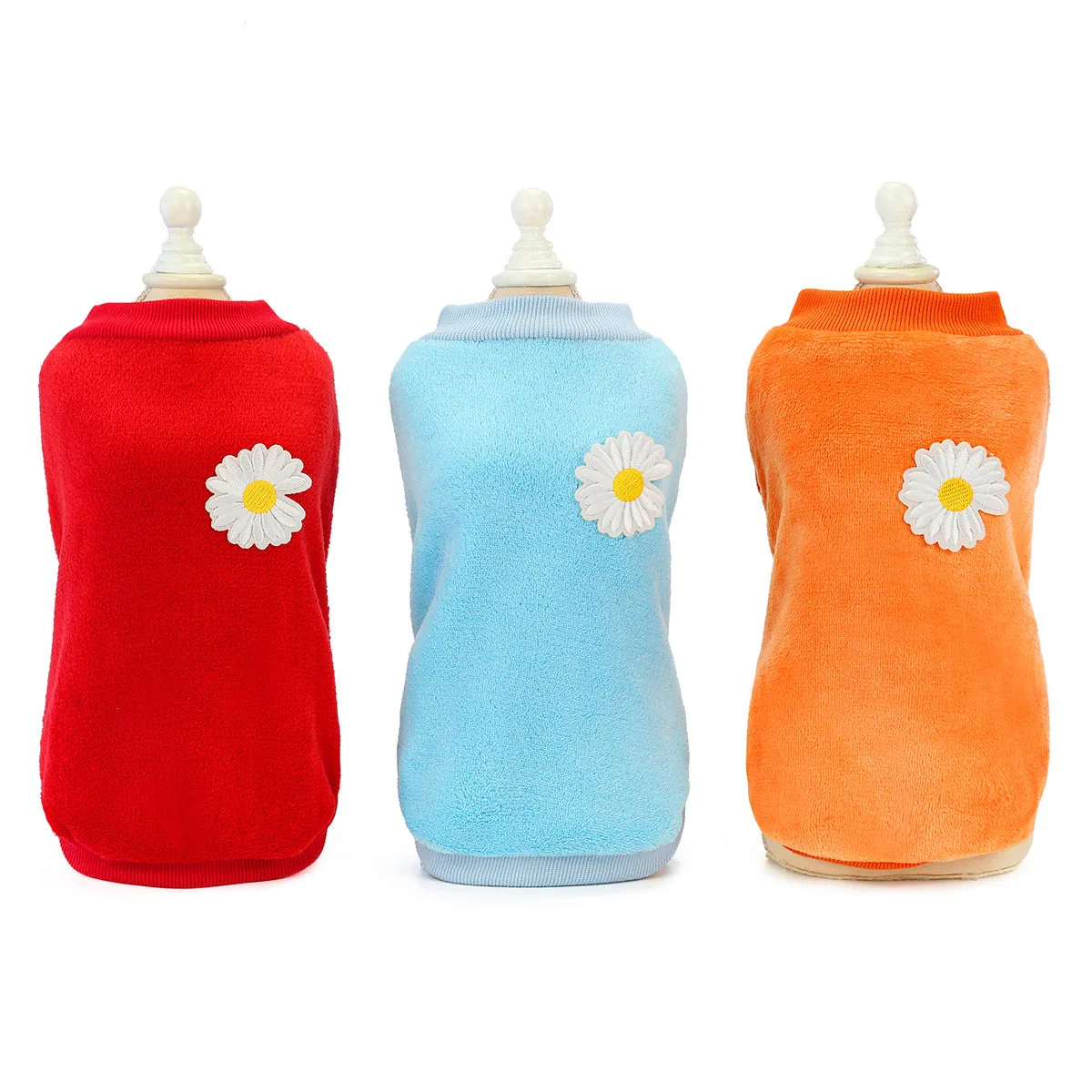 Small dog coral fleece home clothes pet clothes