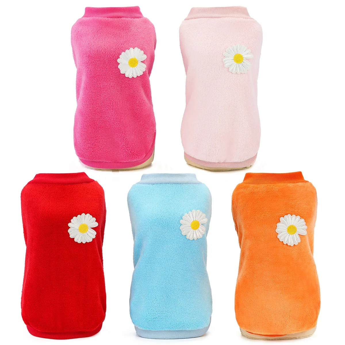 Small dog coral fleece home clothes pet clothes