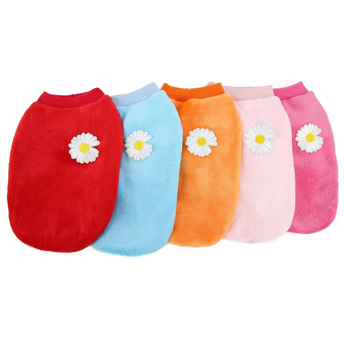 Small dog coral fleece home clothes pet clothes