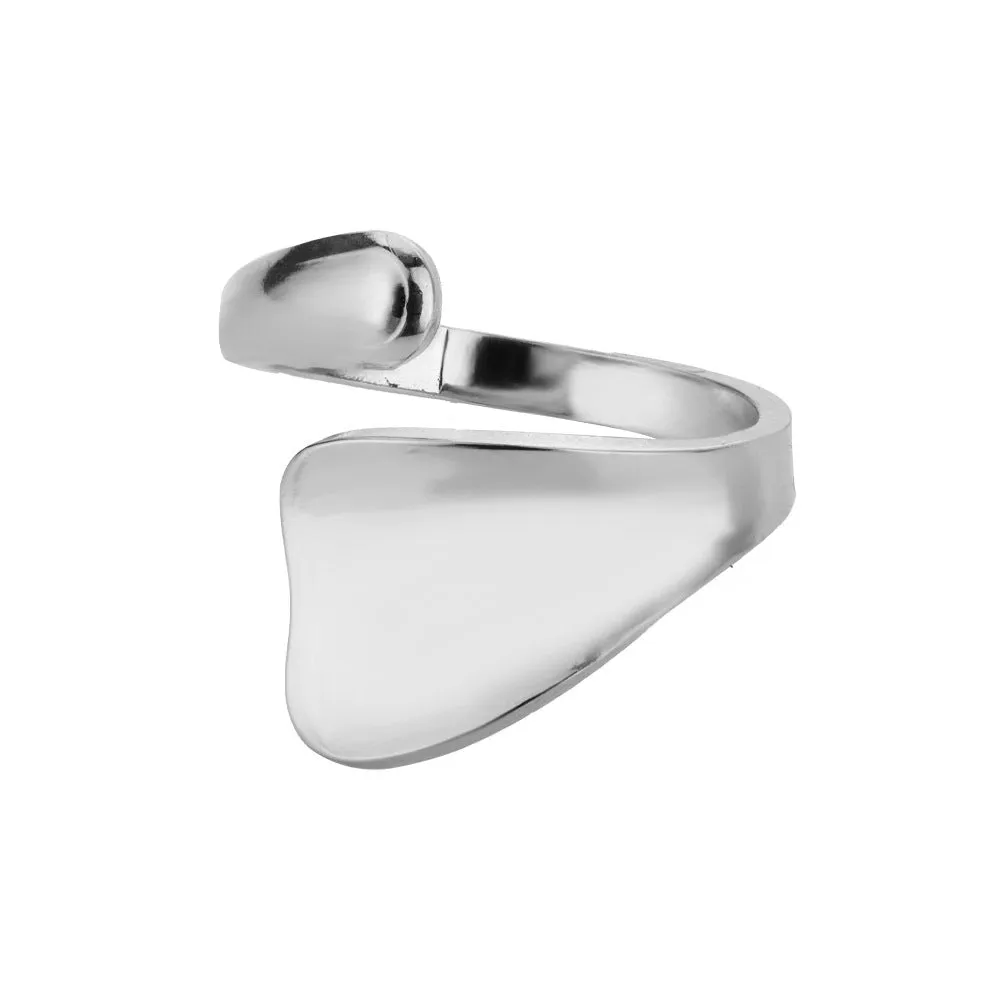 Special-interest Design Minimalist All-match Irregular Glossy Texture Ring