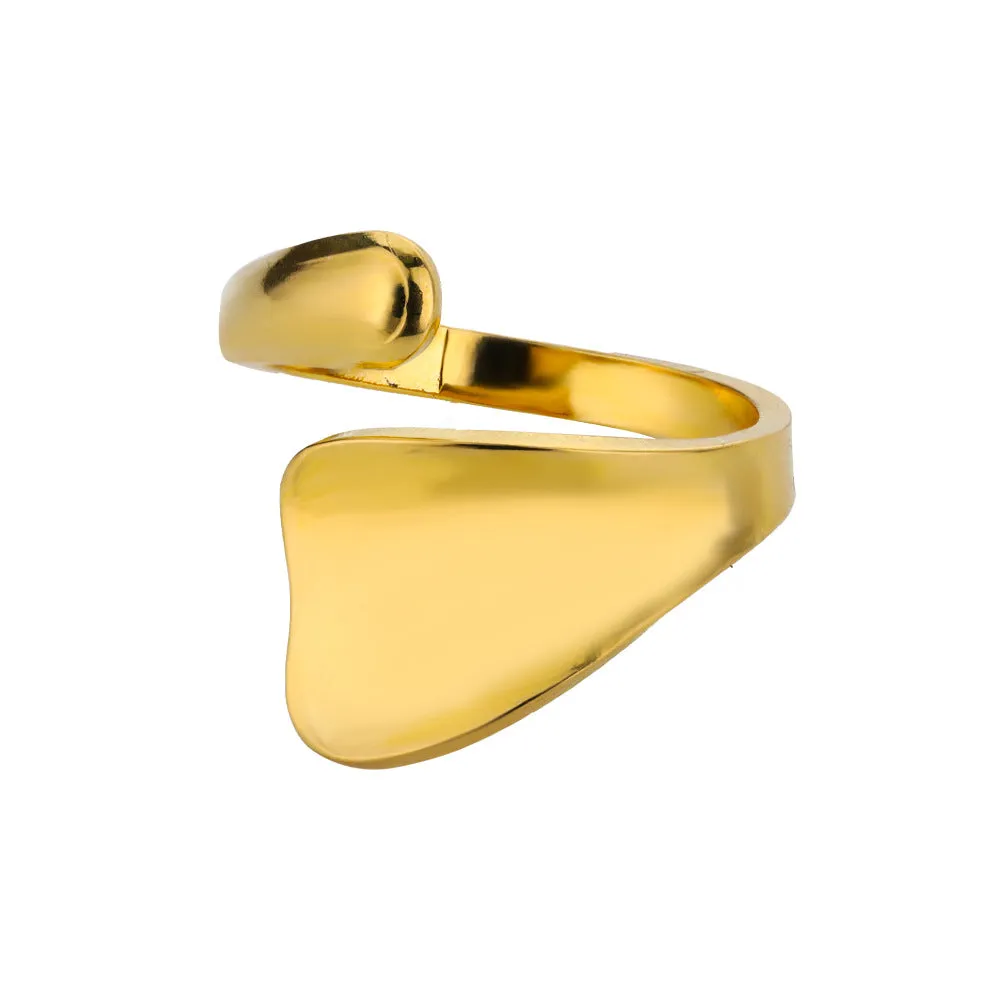 Special-interest Design Minimalist All-match Irregular Glossy Texture Ring