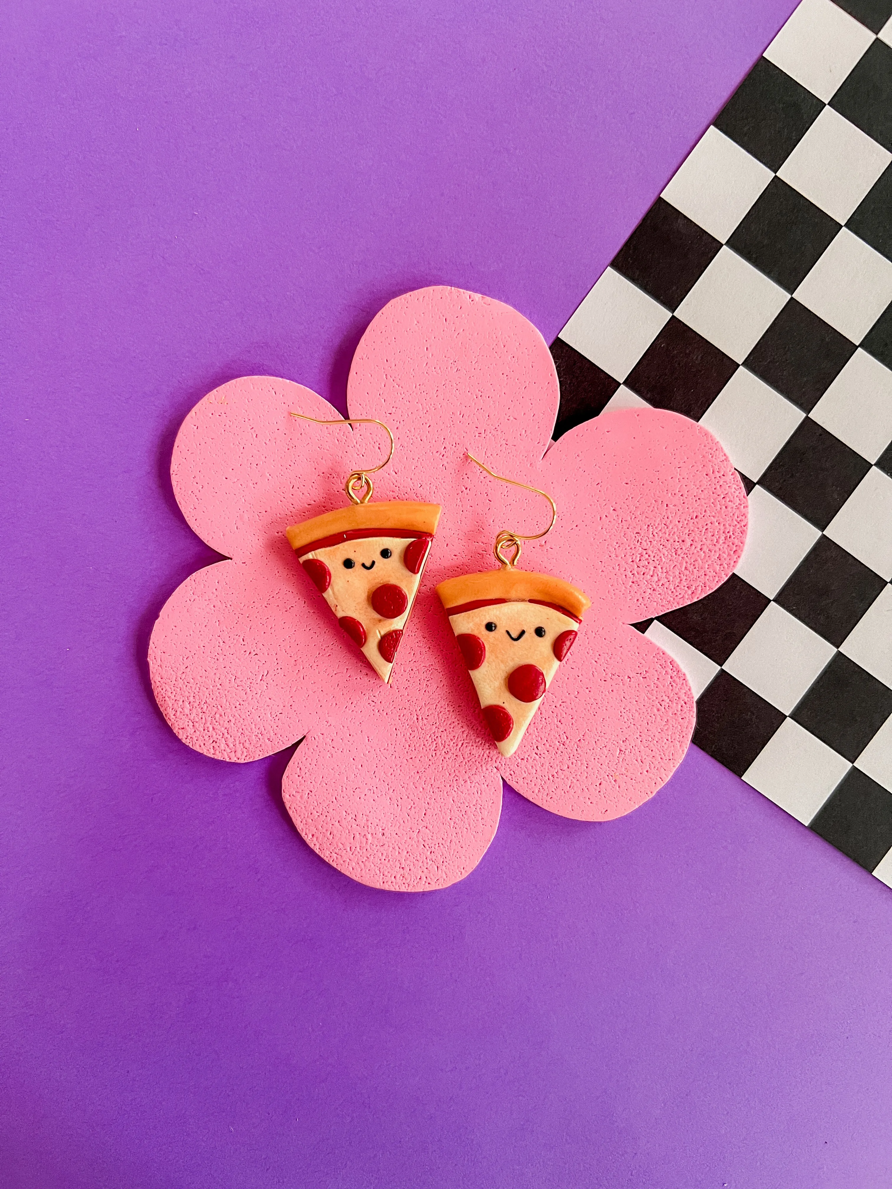 Tony | Pizza Polymer Clay Earrings