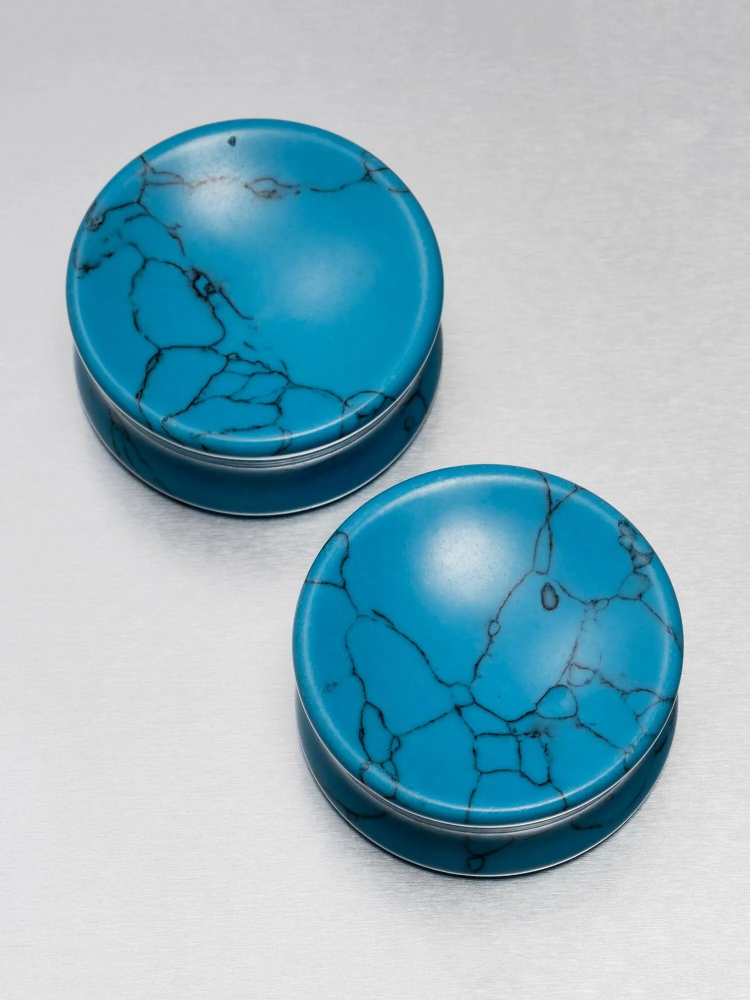 Turquoise Concave Stone Plugs